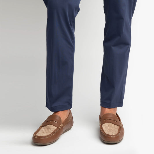 The Tan Herringbone Loafer Old Sport Company